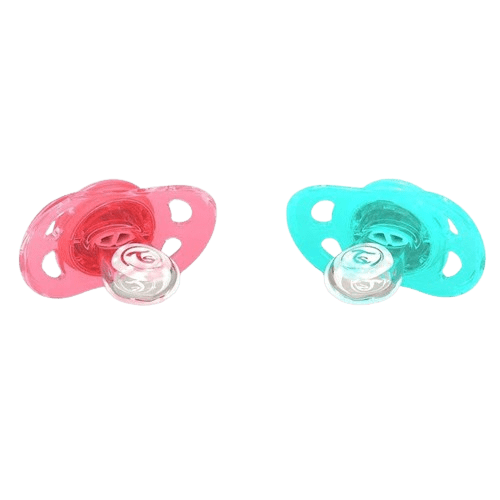 Twistshake 2x Pacifier Peach Turquoise 0-6m