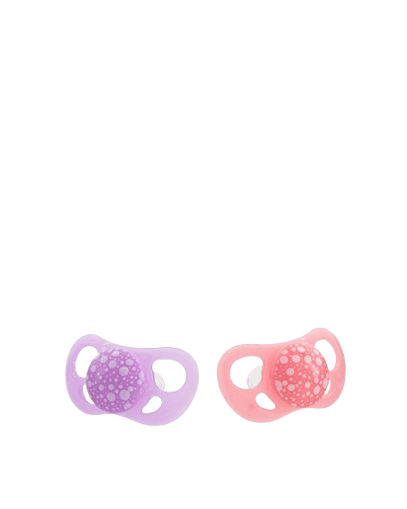 Twistshake 2x Pacifier Pink Purple 6+m