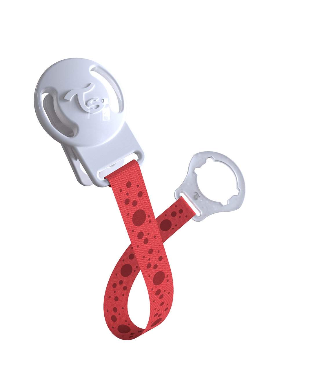 Twistshake Pacifier Clip Peach