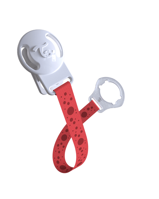 Twistshake Pacifier Clip Peach