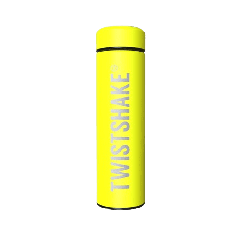Twistshake Hot or Cold Bottle 420ml Yellow