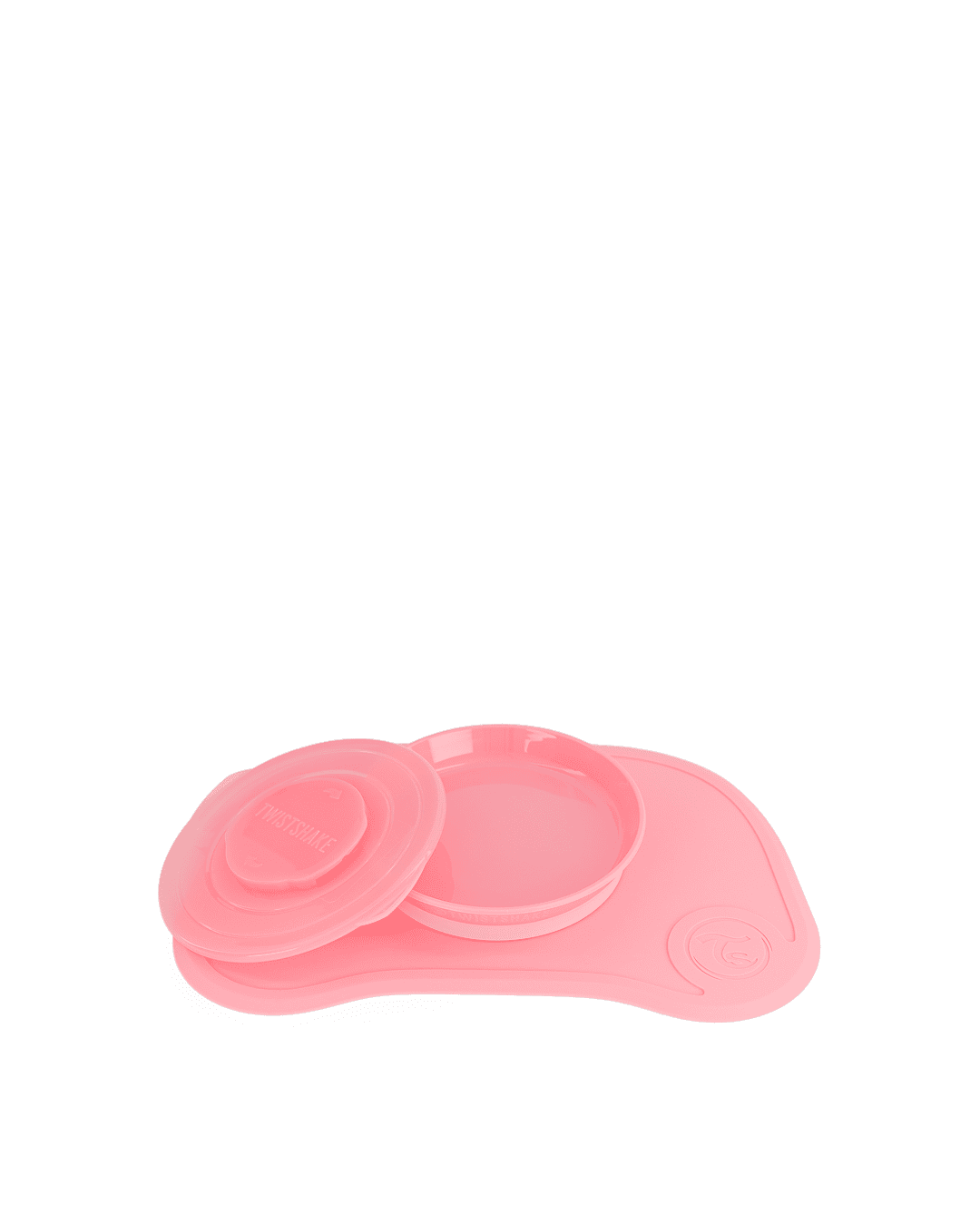 Twistshake Click Mat + Plate 6+m Pastel Pink