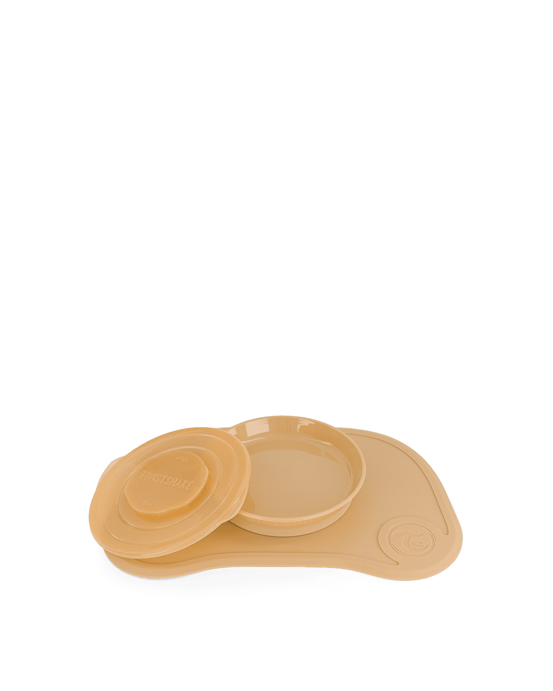 Twistshake Click Mat + Plate 6+m Pastel Beige