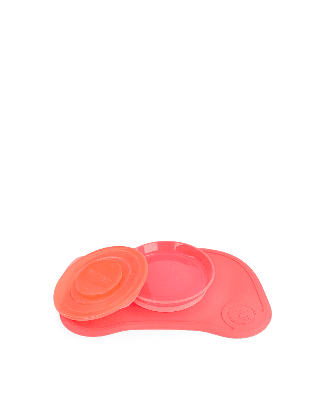 Twistshake Click Mat + Plate 6+m Pastel Peach