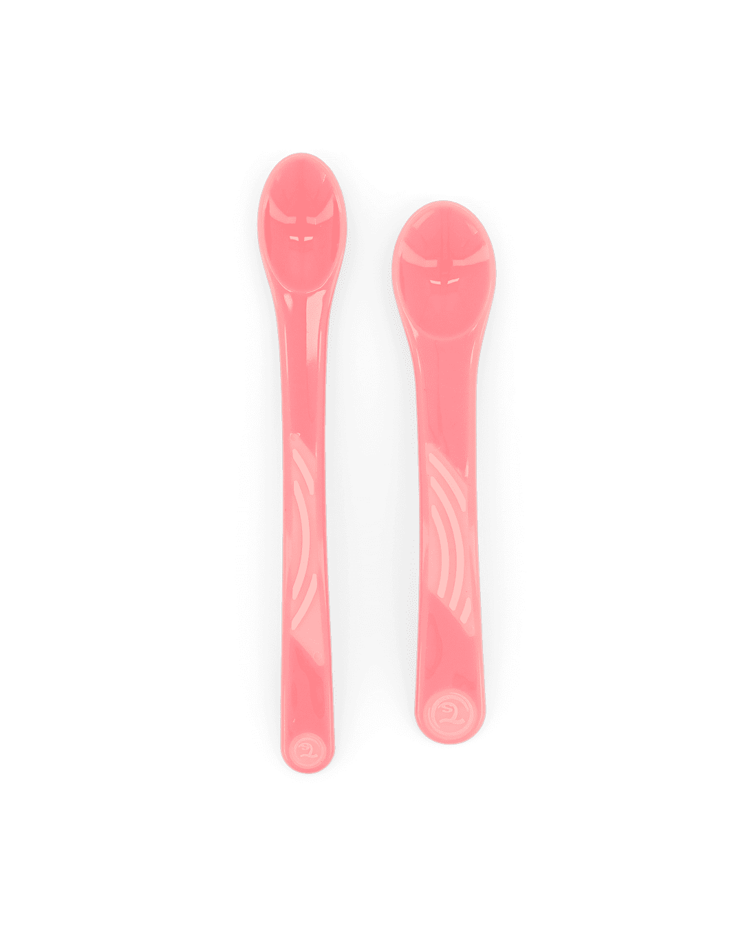 Twistshake 2x Feeding Spoon Set 6+m Pastel Peach