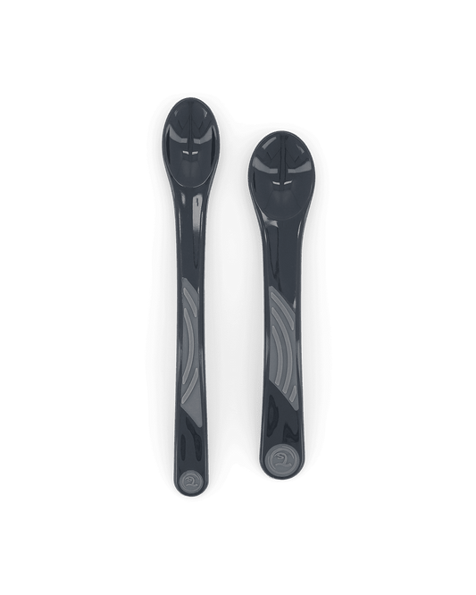 Twistshake 2x Feeding Spoon Set 6+m Black