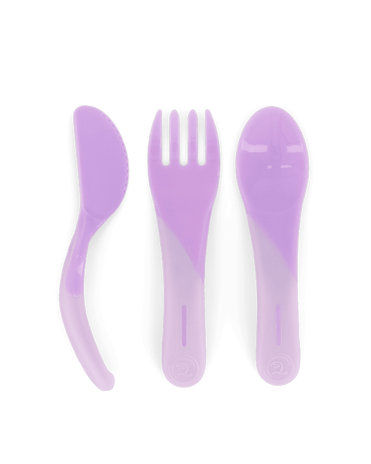 Twistshake Learn Cutlery 6+m Pastel Purple