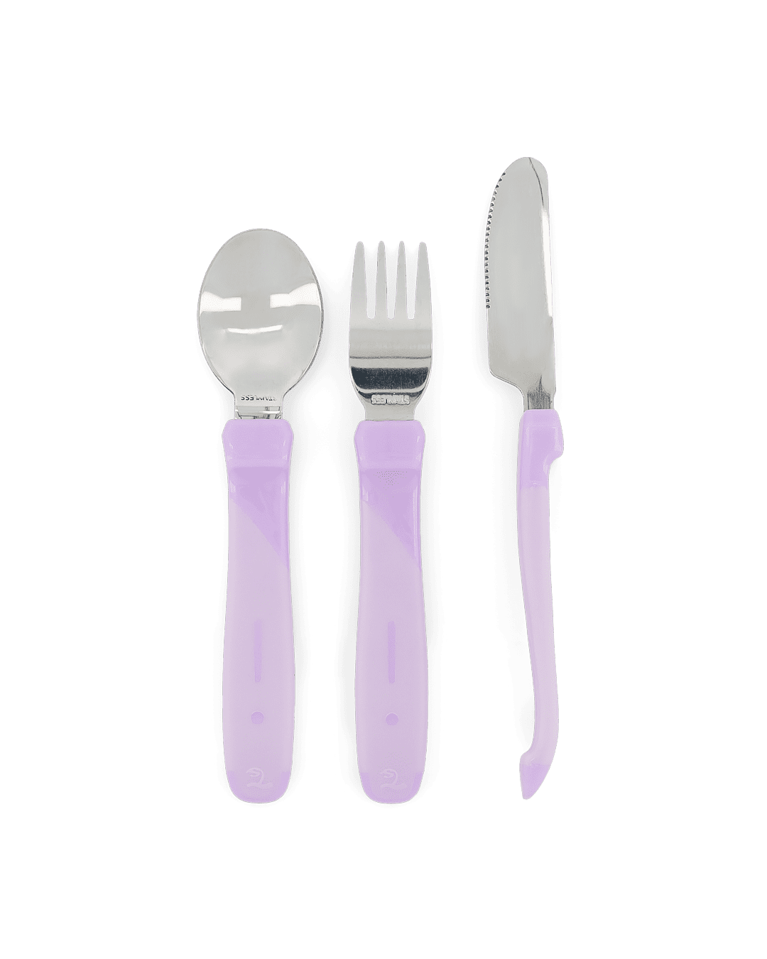 Twistshake Learn Cutlery Stainless Steel 12+m Pastel Purple