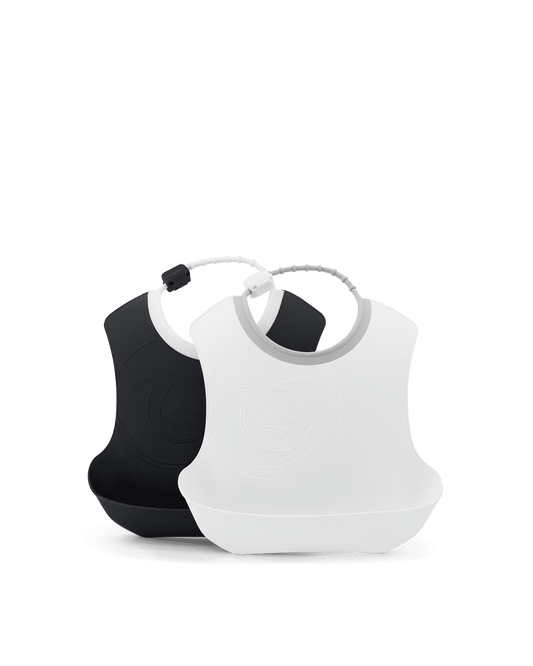 Twistshake Bib 4+m Black White