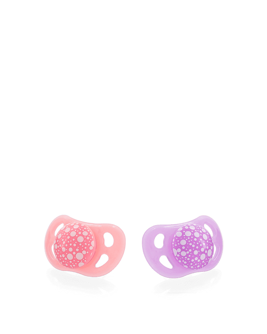 Twistshake 2x Pacifier 0-6m Pastel Pink Purple