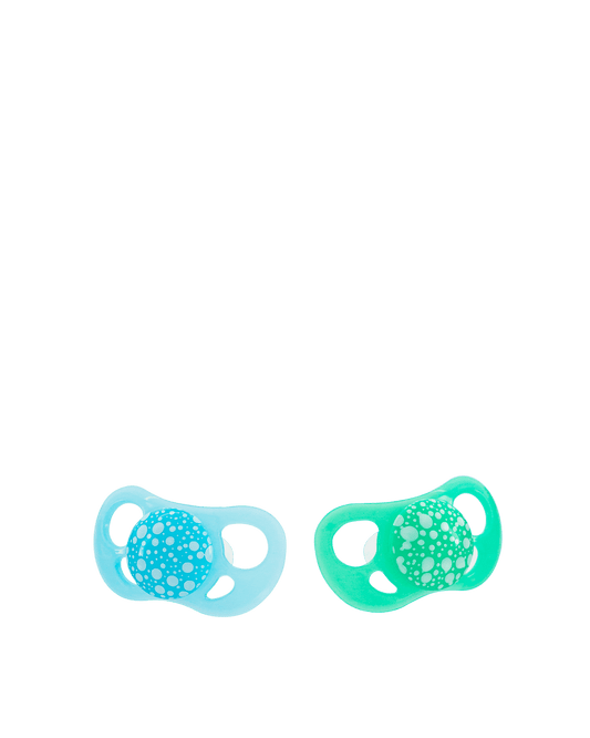 Twistshake 2x Pacifier 6+m Pastel Blue Green