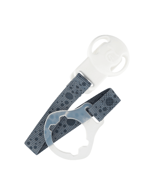 Twistshake Pacifier Clip Pastel Grey