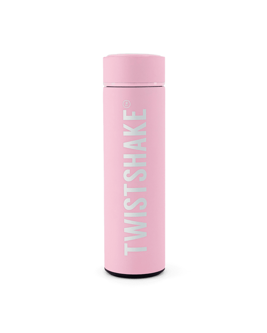 Twistshake Hot or Cold Bottle 420ml Pastel Pink
