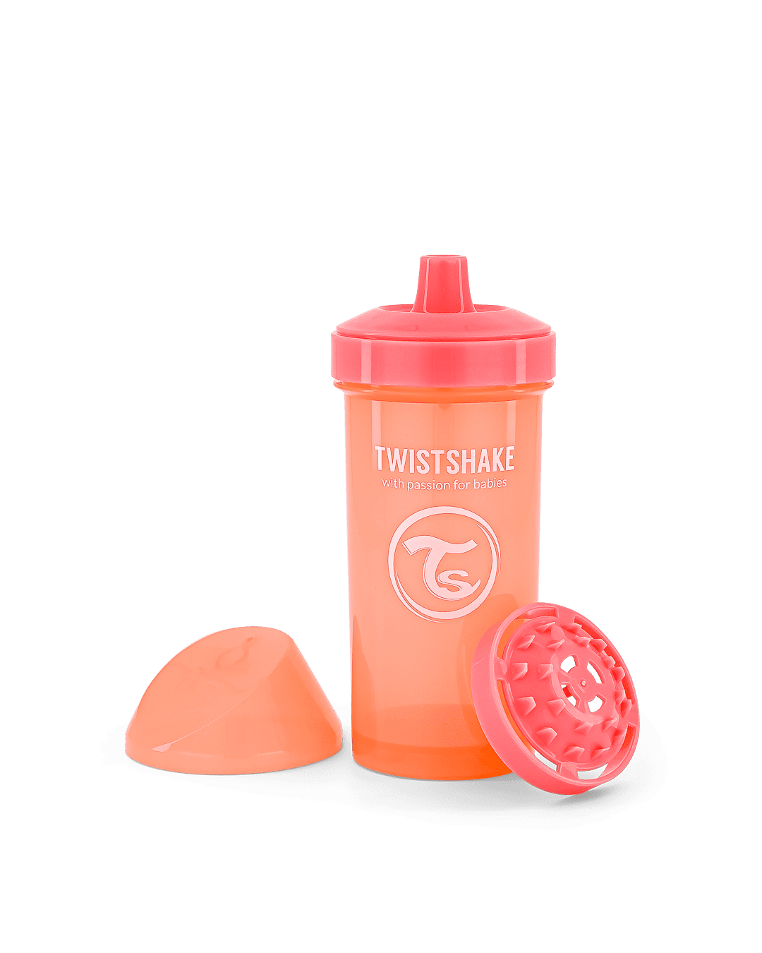 Twistshake Kid Cup 360ml 12+m Pastel Peach