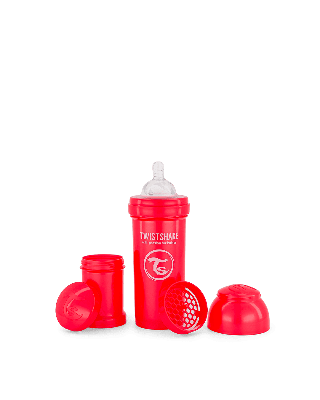 Twistshake Anti-Colic 260ml Pearl Red