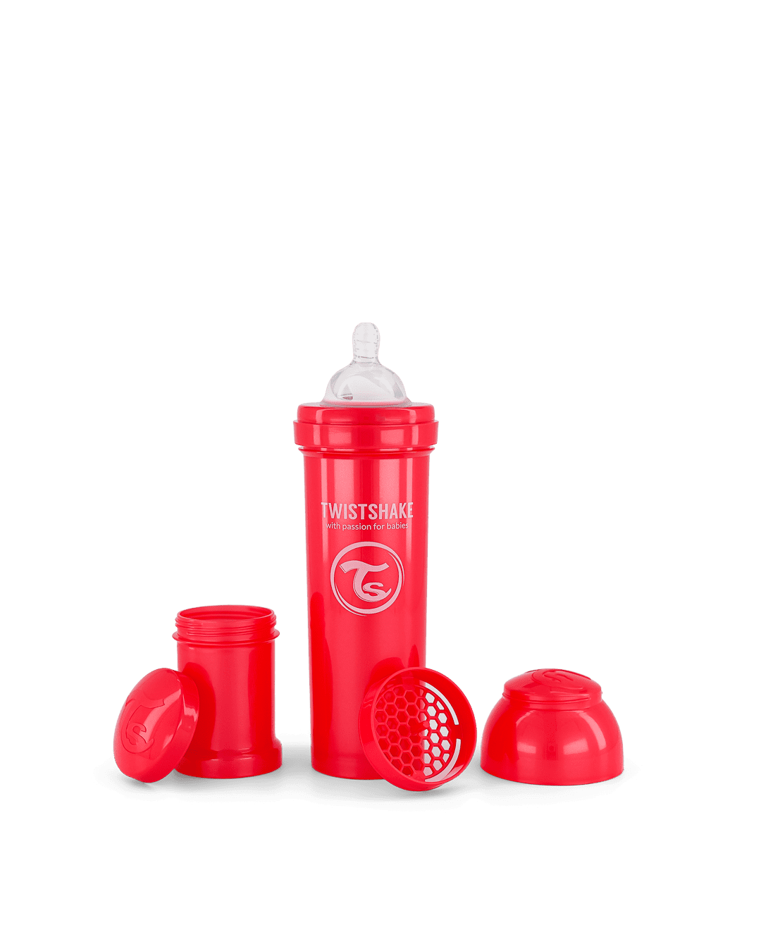 Twistshake Anti-Colic 330ml Pearl Red
