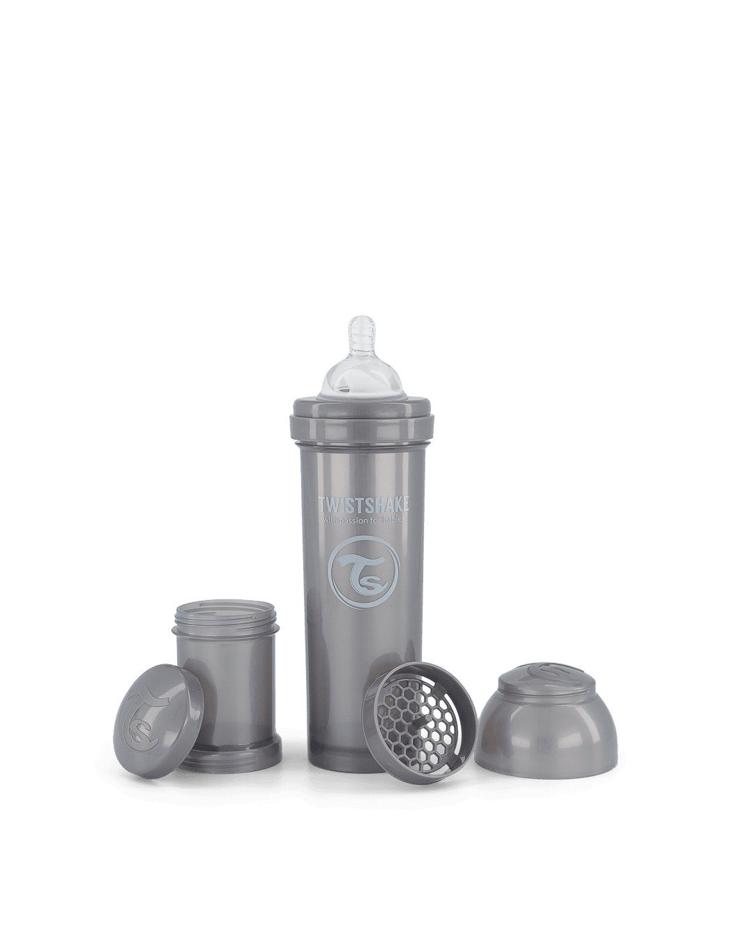 Twistshake Anti-Colic 330ml Pearl Grey