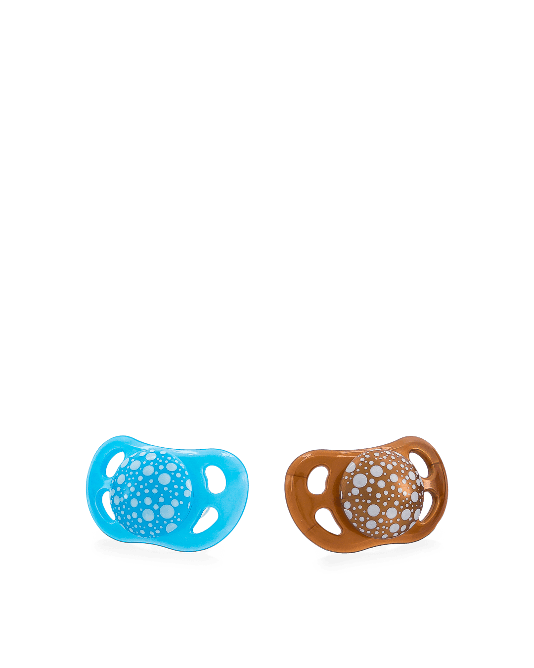 Twistshake 2x Pacifier 0-6m Pearl Blue Copper