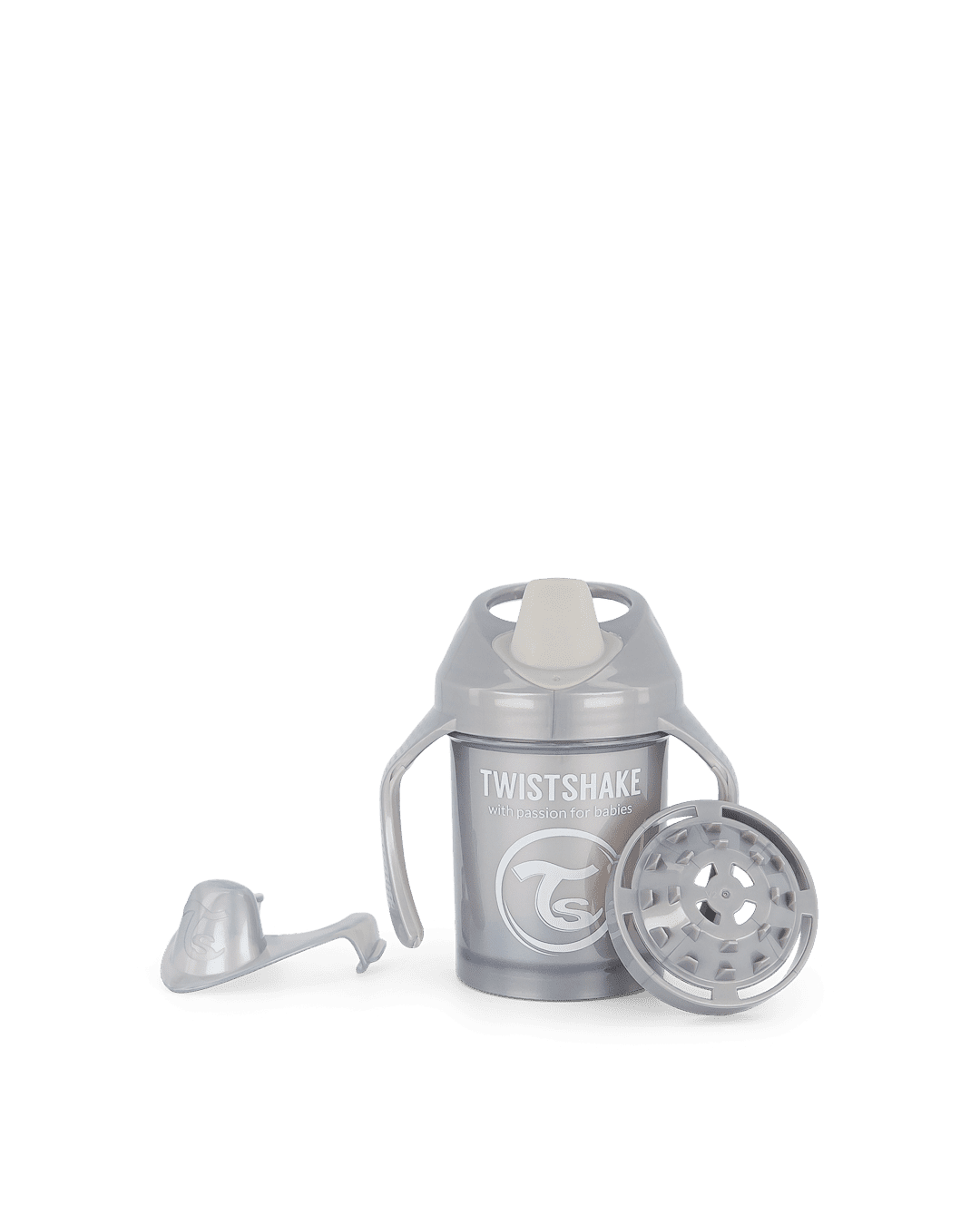 Twistshake Mini Cup 230ml 4+m Pearl Grey