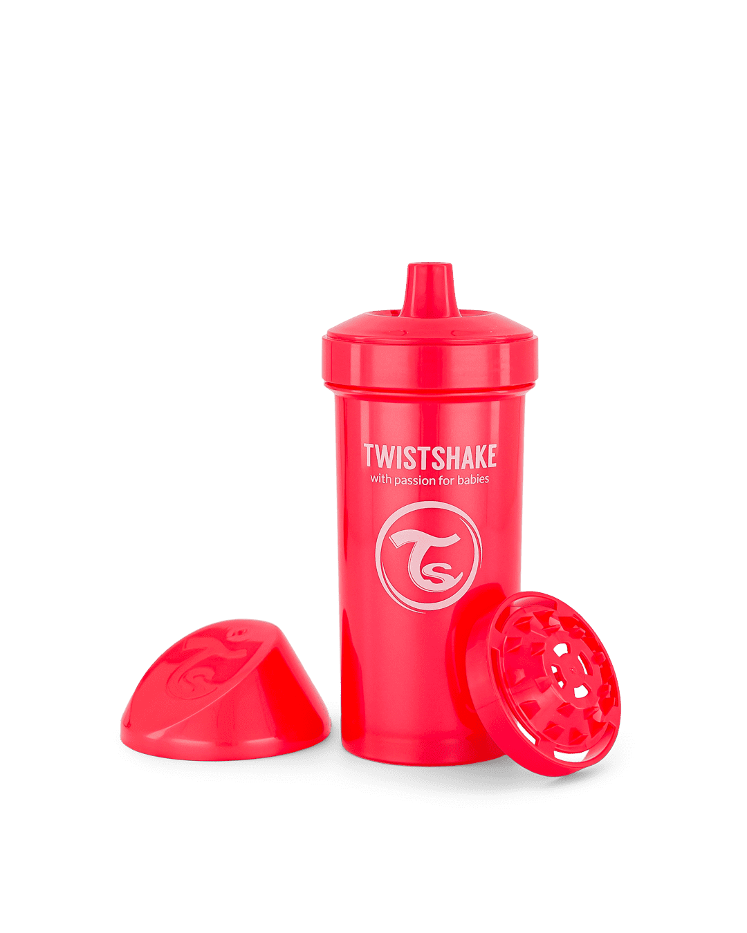 Twistshake Kid Cup 360ml 12+m Pearl Red