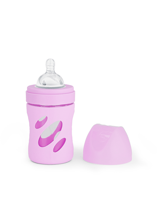 Twistshake Anti-Colic Glass Bottle 180ml Pastel Purple