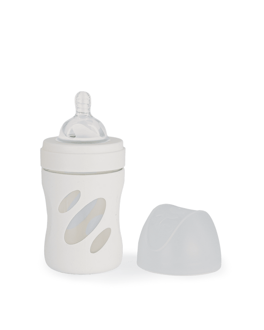 Twistshake Anti-Colic Glass Bottle 180ml White
