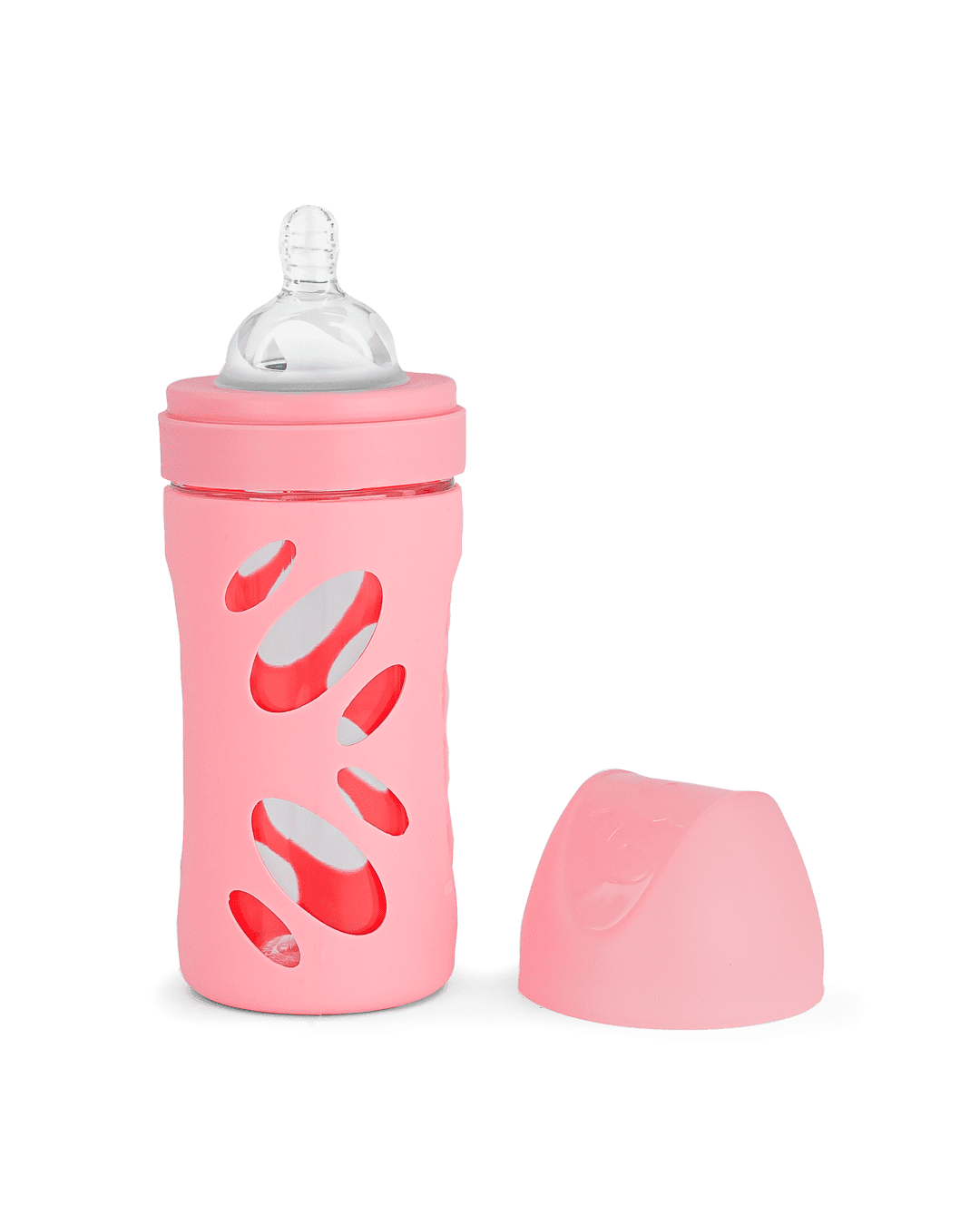 Twistshake Anti-Colic Glass Bottle 260ml Pastel Pink