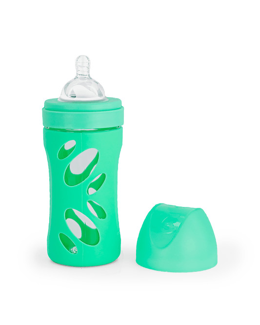 Twistshake Anti-Colic Glass Bottle 260ml Pastel Green
