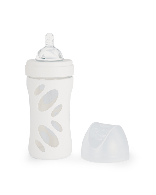 Twistshake Anti-Colic Glass Bottle 260ml White