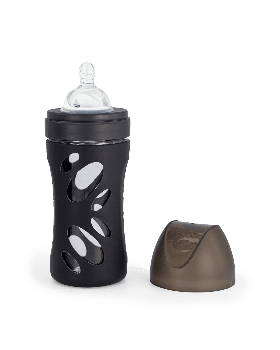 Twistshake Anti-Colic Glass Bottle 260ml Black