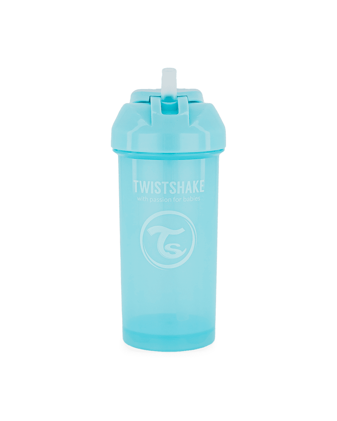 Twistshake Straw Cup 360ml 6+m Pastel Blue