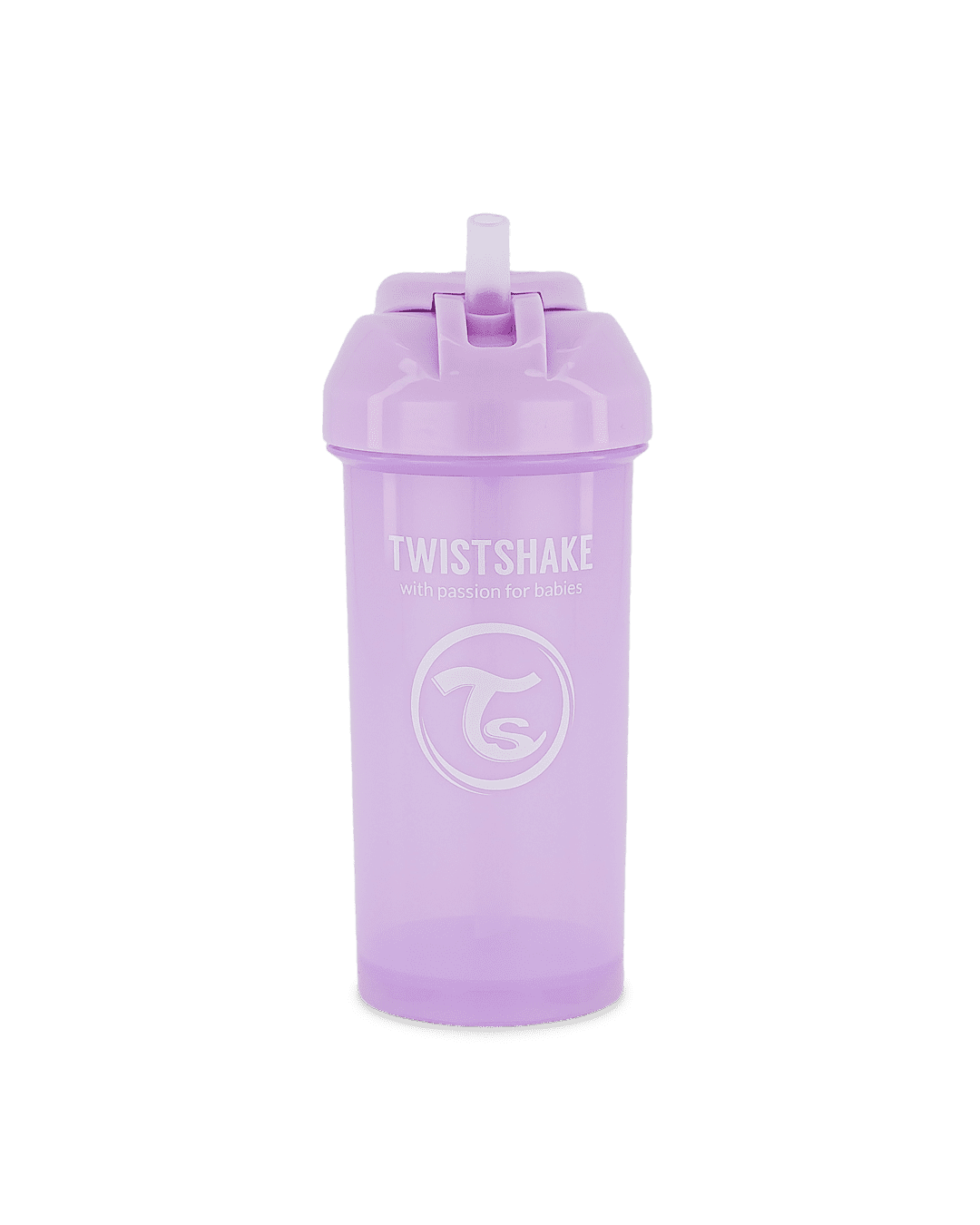 Twistshake Straw Cup 360ml 6+m Pastel Purple