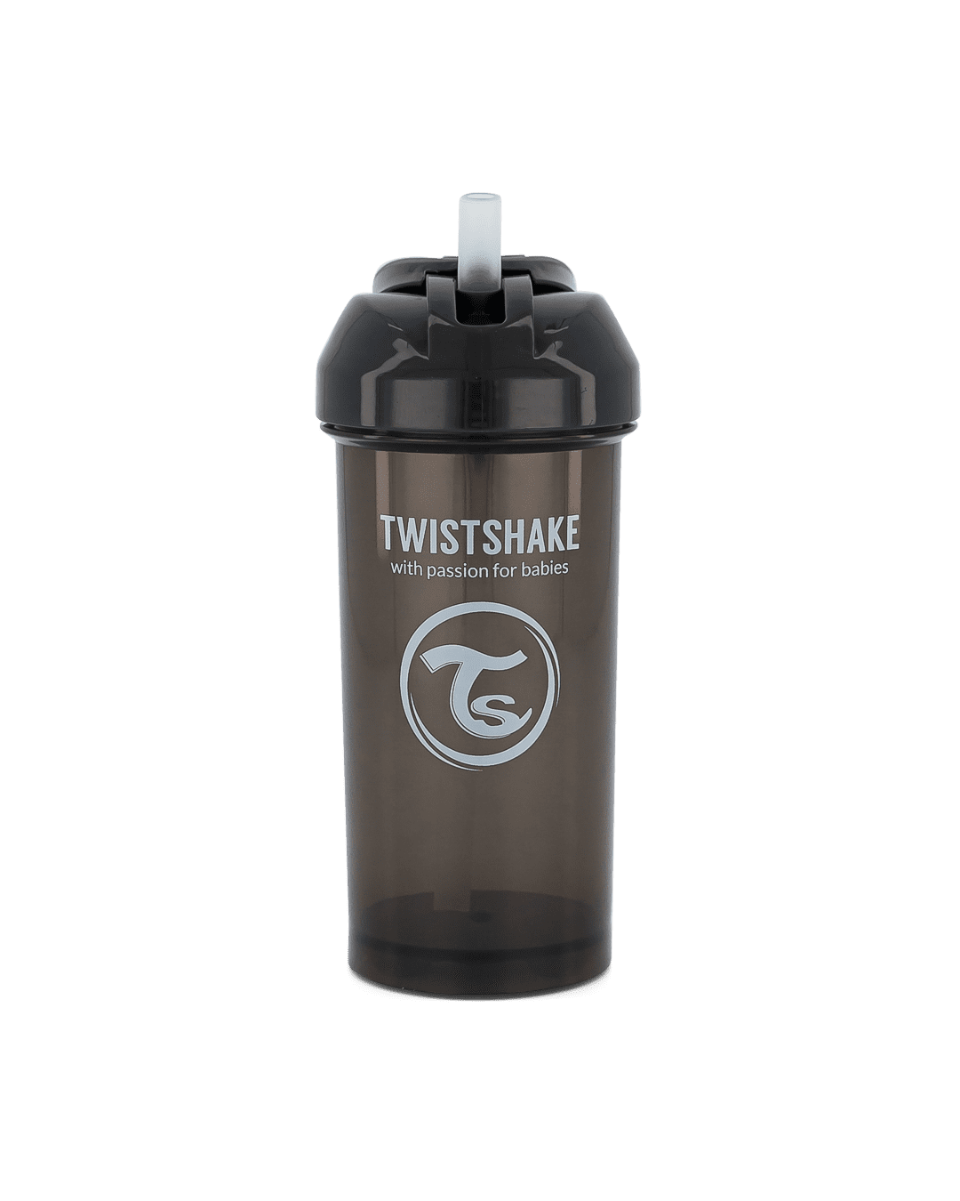 Twistshake Straw Cup 360ml 6+m Black