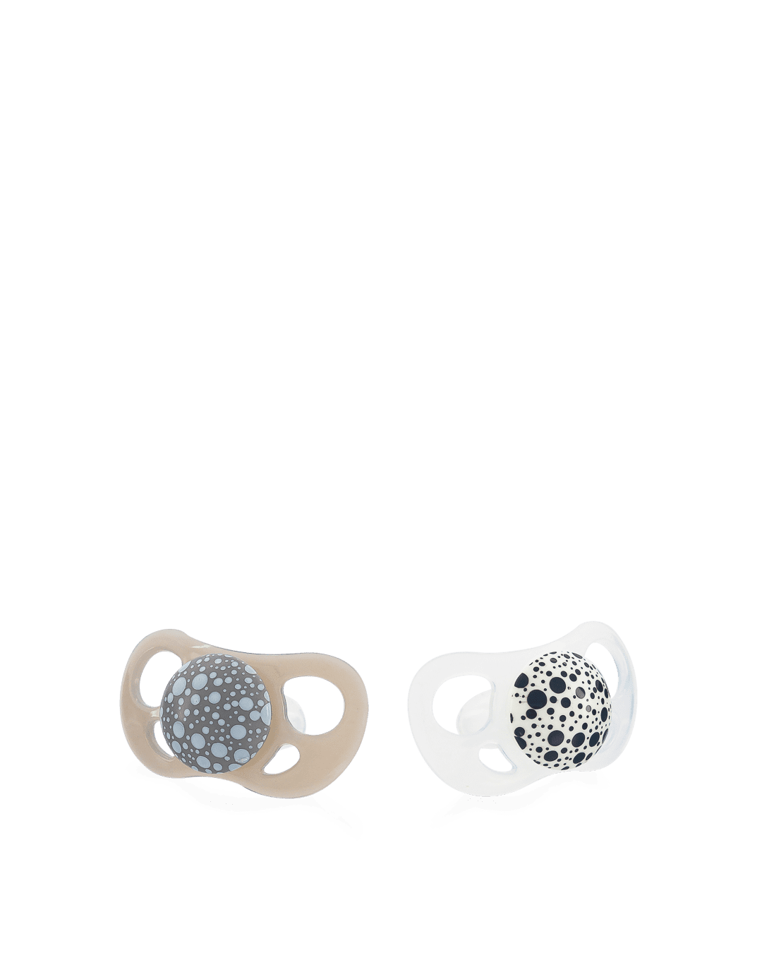 Twistshake 2x Pacifier 6+m Pastel Grey White
