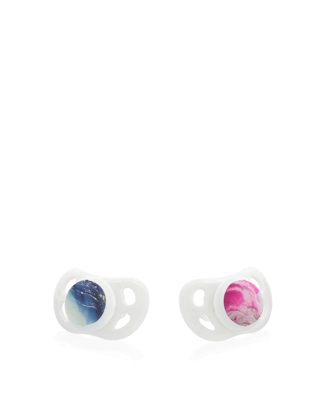 Twistshake 2x Pacifier 0-6m Marble Pink Purple