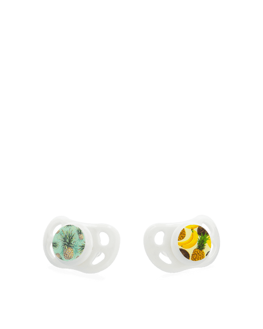Twistshake 2x Pacifier 0-6m Pineapple Banana