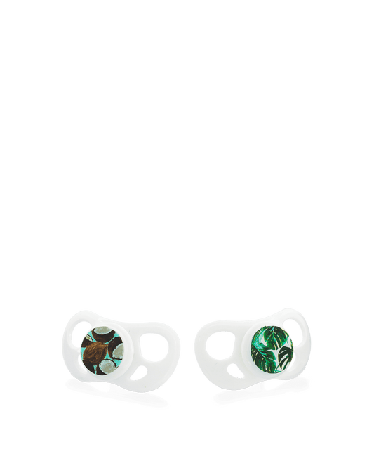 Twistshake 2x Pacifier 6+m Coconut Palm-tree