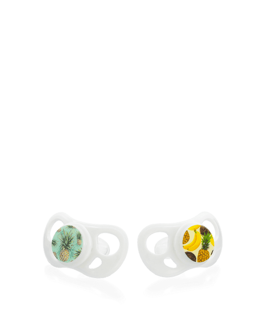 Twistshake 2x Pacifier 6+m Pineapple Banana