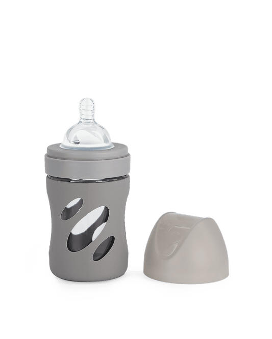 Twistshake Anti-Colic Glass Bottle 180ml Pastel Grey
