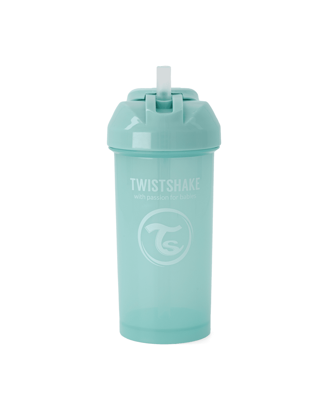 Twistshake Straw Cup 360ml 6+m New Turquoise