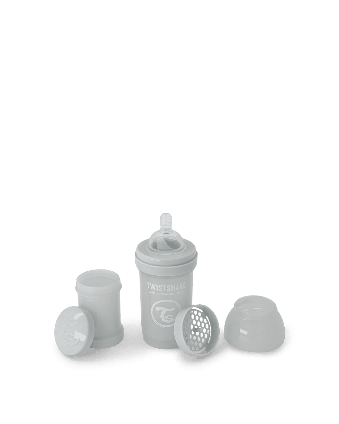 Twistshake Anti-Colic 180ml Light Grey