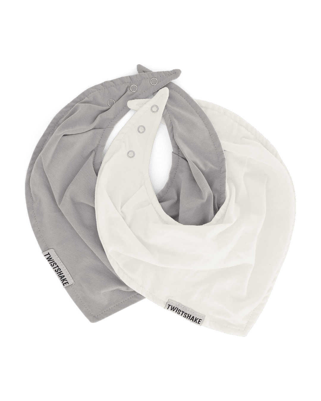 Twistshake Dry Bib Pastel Grey White