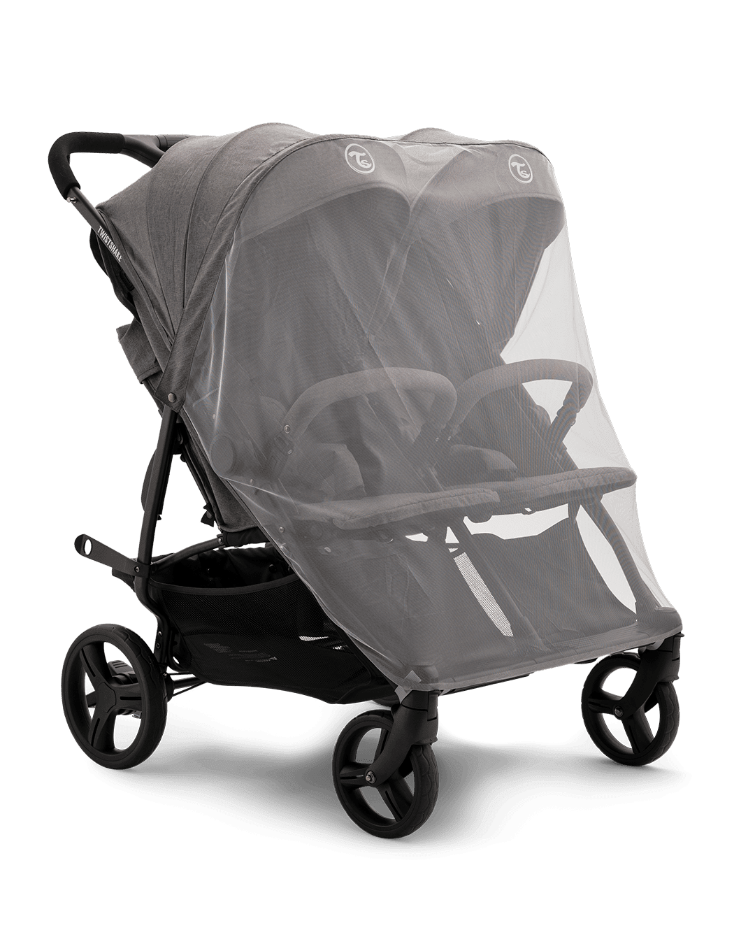 Twistshake Tour Twin Mosquito Net Grey