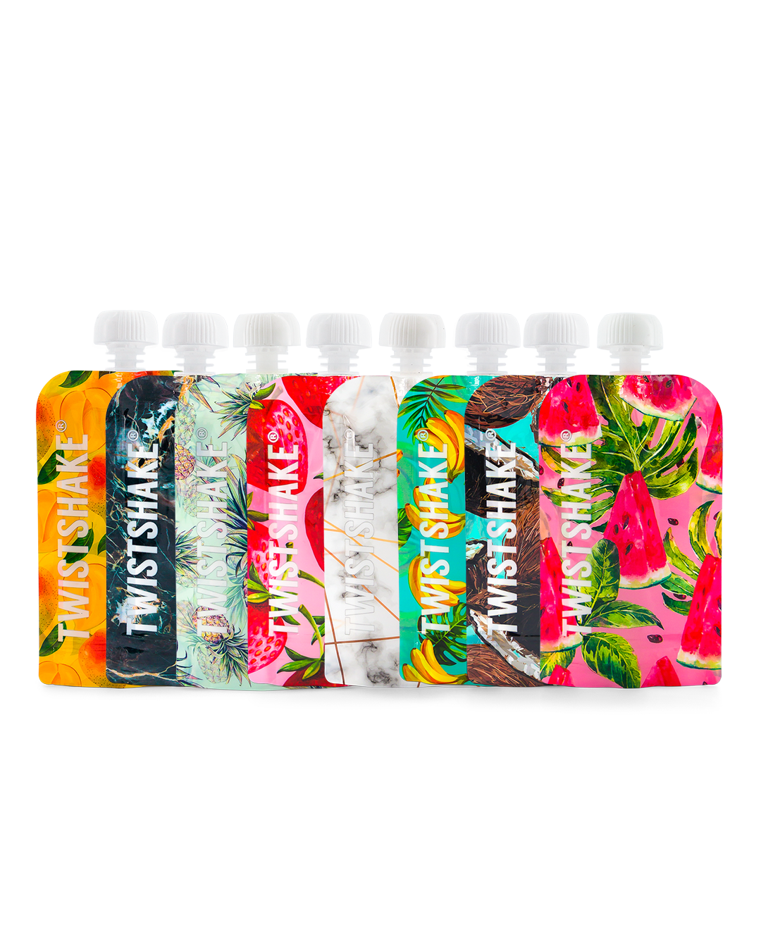 Twistshake Squeeze bag 100ml 8x BUNDLE