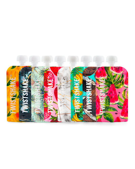 Twistshake Squeeze bag 100ml 8x BUNDLE
