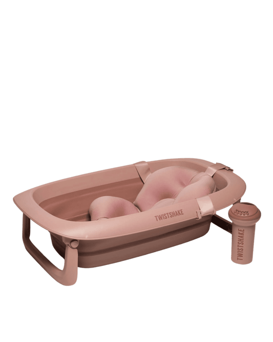 Twistshake Bathub, Cushion, Rinser Limited Faded Pink