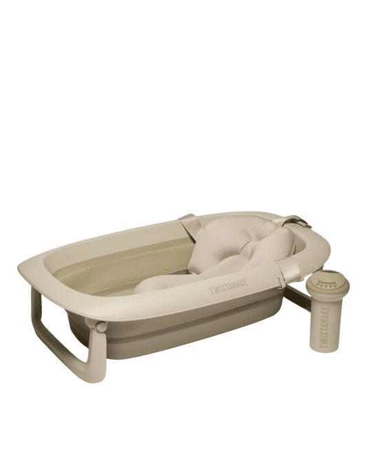 Twistshake Bathub, Cushion, Rinser Limited Faded Beige