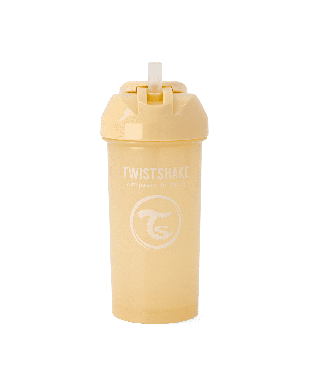 Twistshake 360 Cup 6+m Caramel Beige D2C