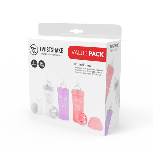 Baby Bottle Value Pack Pink