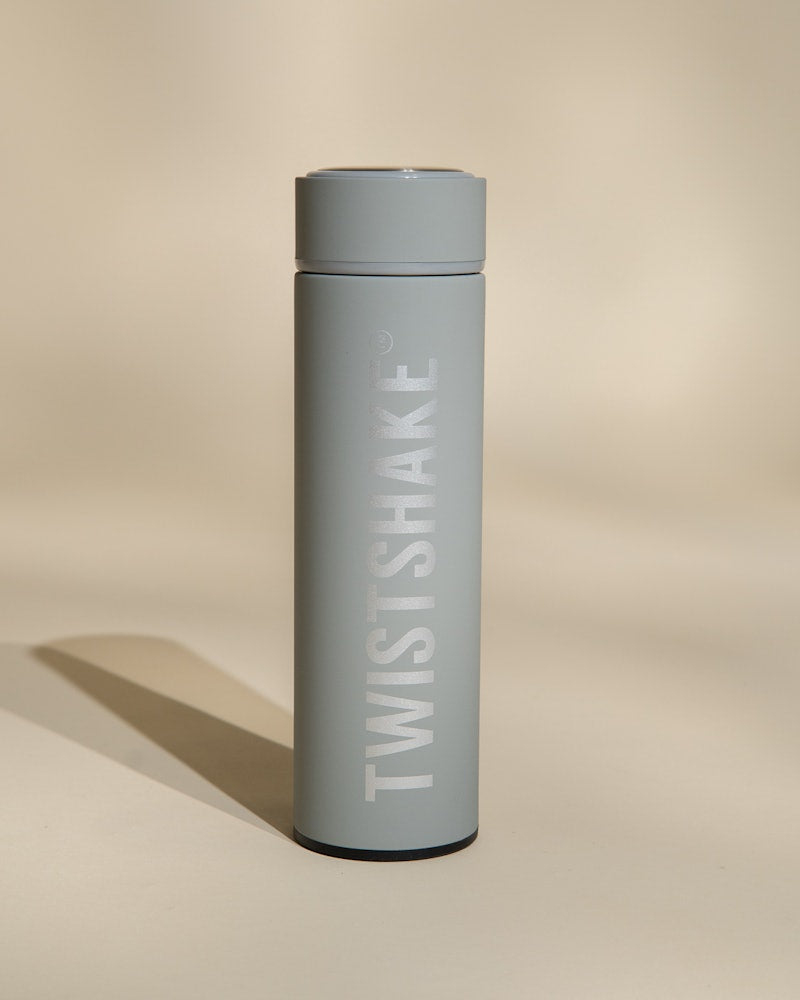 Twistshake Hot or Cold Bottle 420ml Pastel Grey